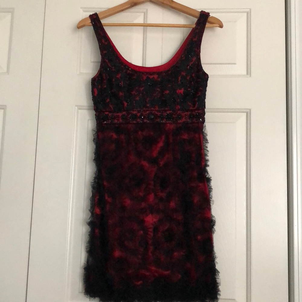 SUE WONG- NOCTURNE cocktail dress.
